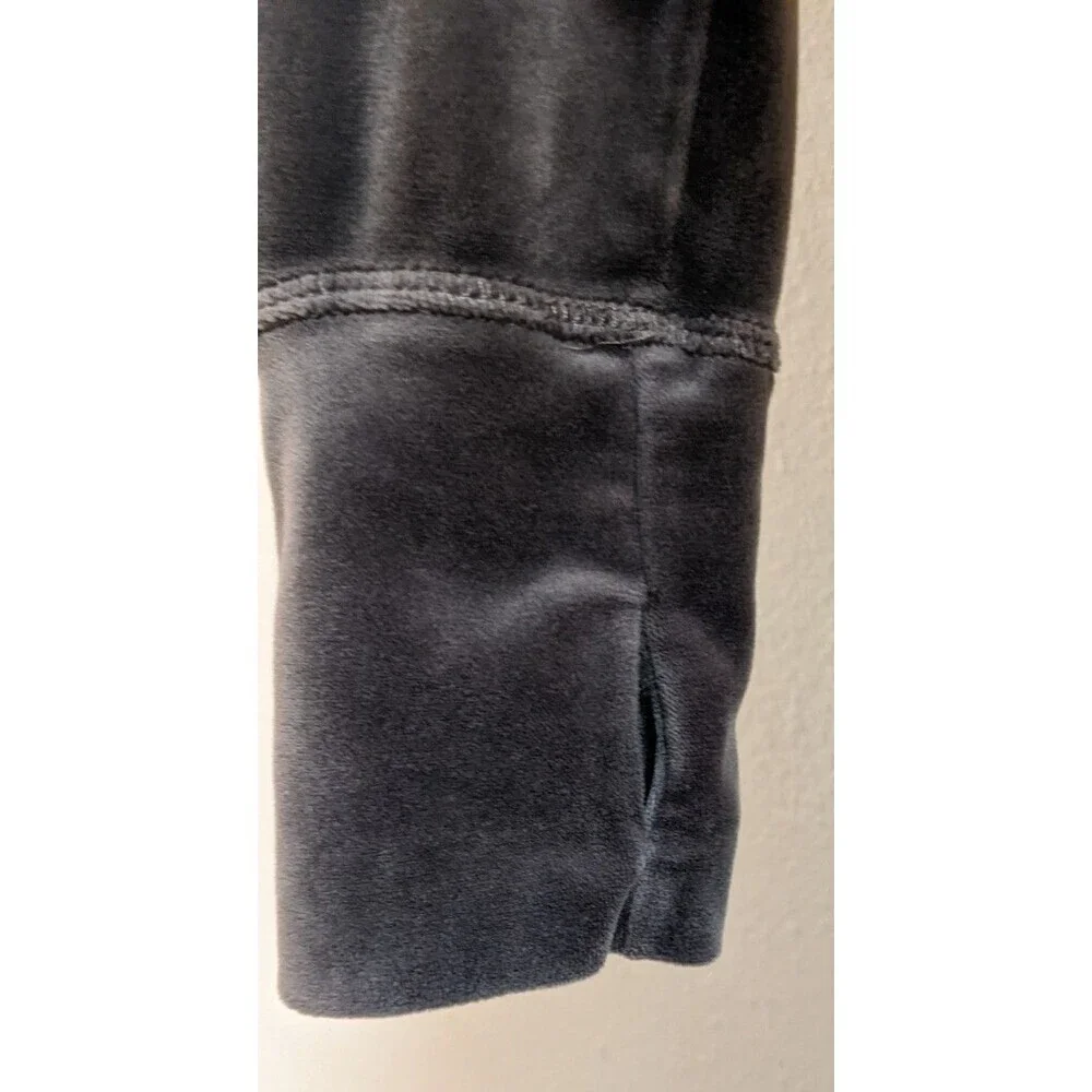 Offline By Aerie Women's Brown Super Soft Hooded Boxy Velour Cropped Pullover SM - Picture 7 of 10